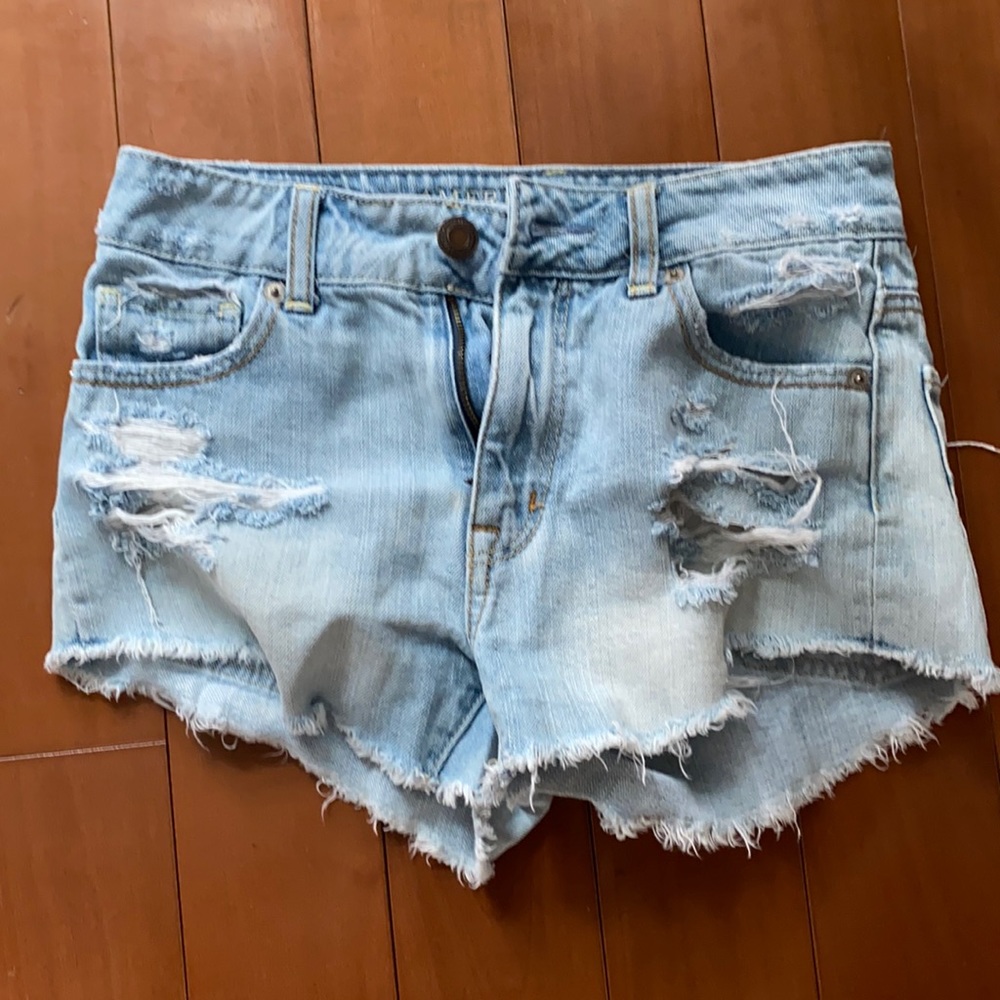 American Eagle High Rise Jean Shorts